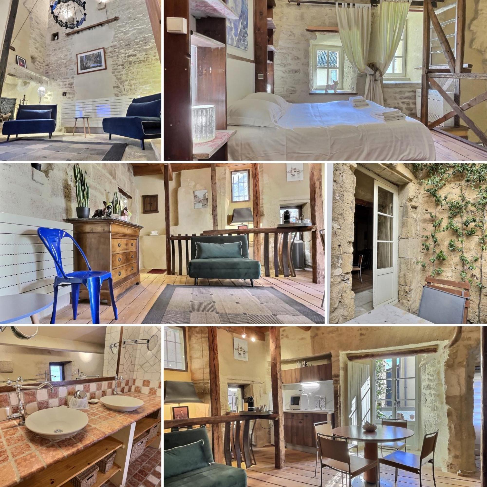 Chez Lydia - Loft Cosy, Depart Canoe A Pied, Proche Pont-Du-Gard Et Uzes Remoulins Exterior foto